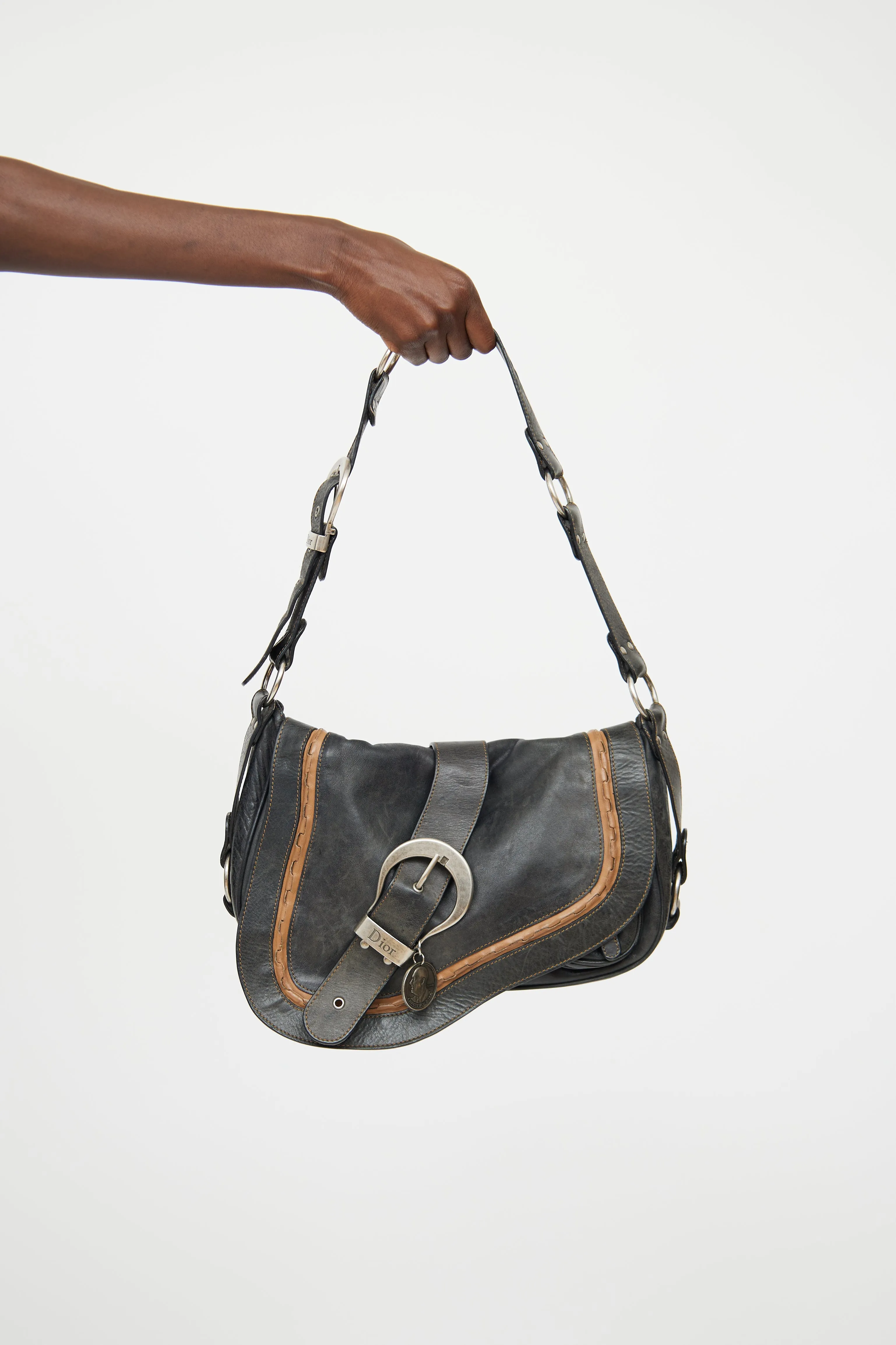 Black & Brown Gaucho Saddle Bag