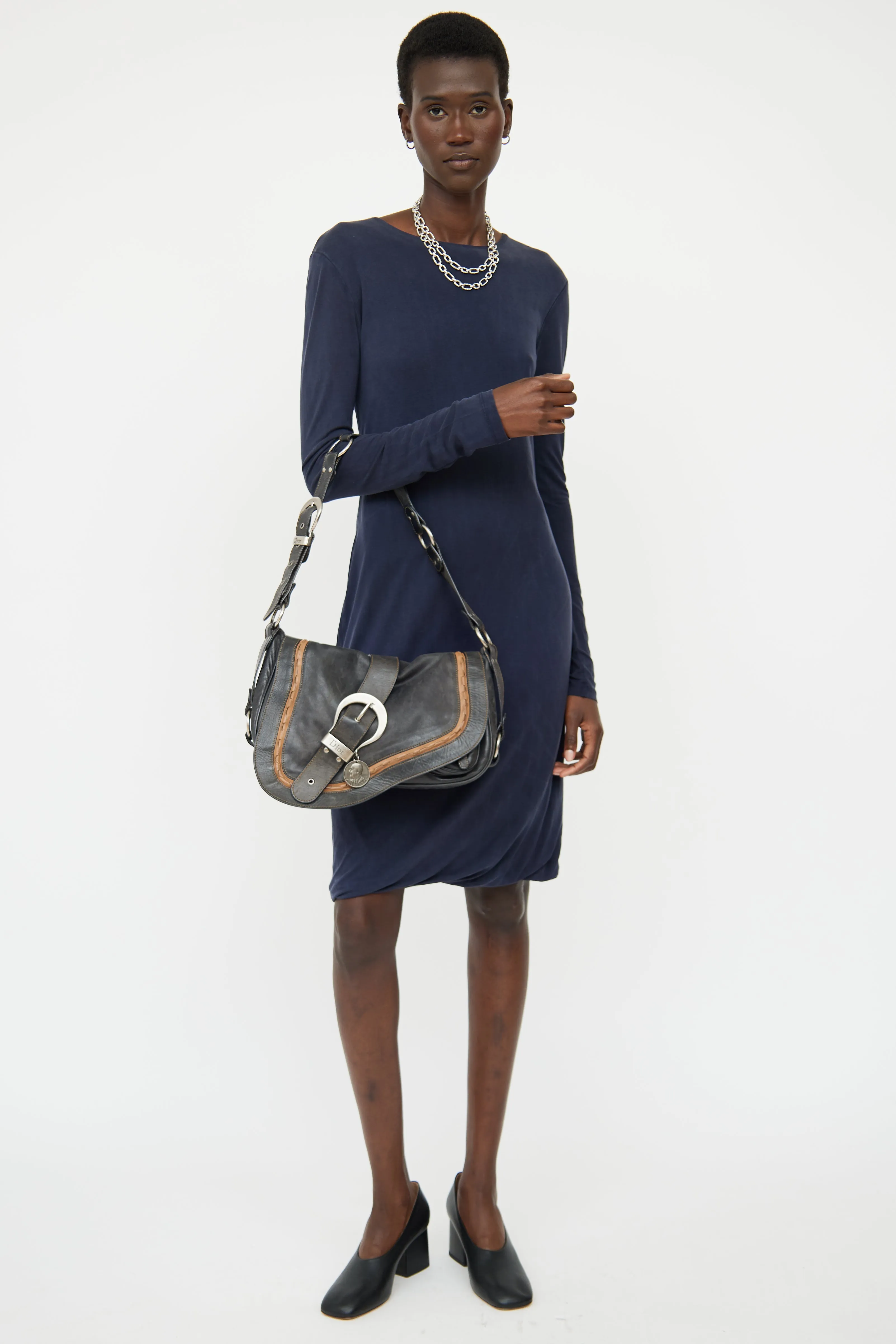 Black & Brown Gaucho Saddle Bag