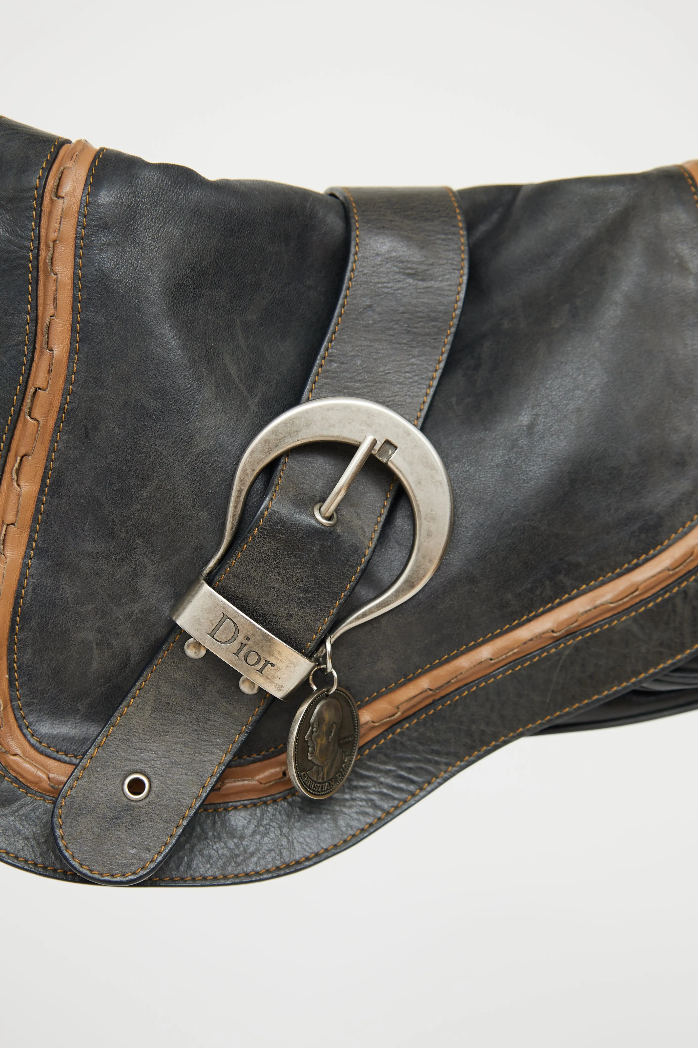 Black & Brown Gaucho Saddle Bag