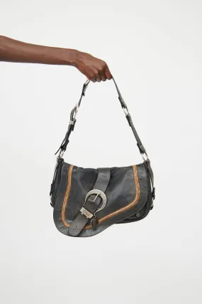 Black & Brown Gaucho Saddle Bag