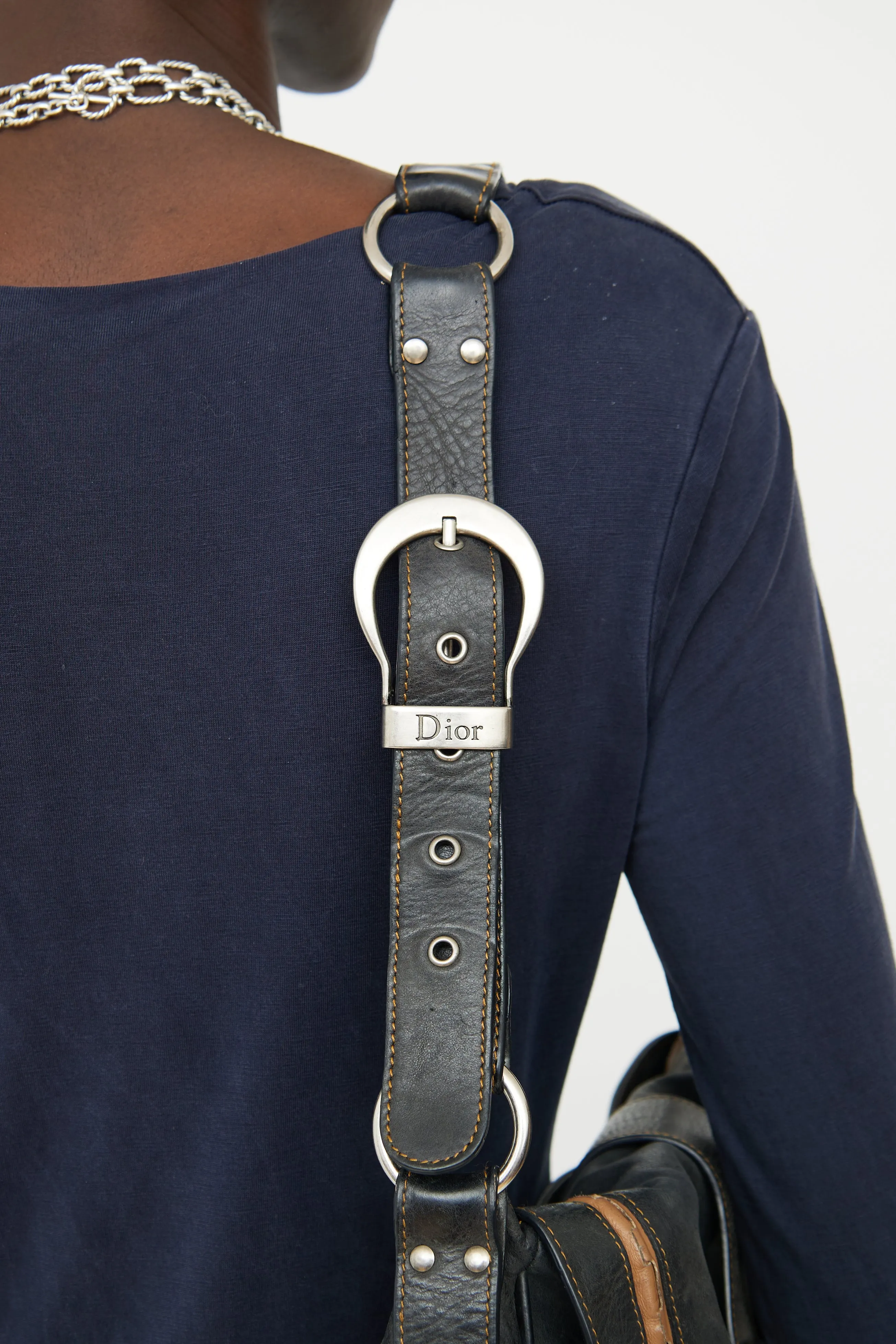 Black & Brown Gaucho Saddle Bag