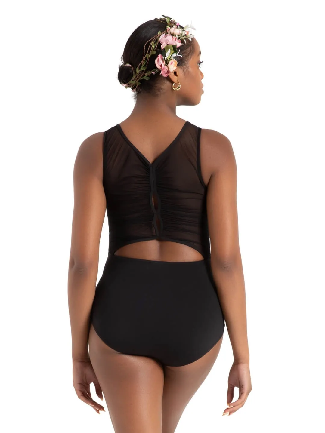 Capezio 12088W Wildflower Marigold Mesh Back Leotard