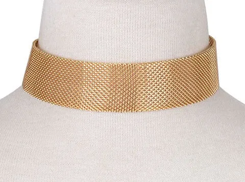 Carmen Mesh Metal Choker