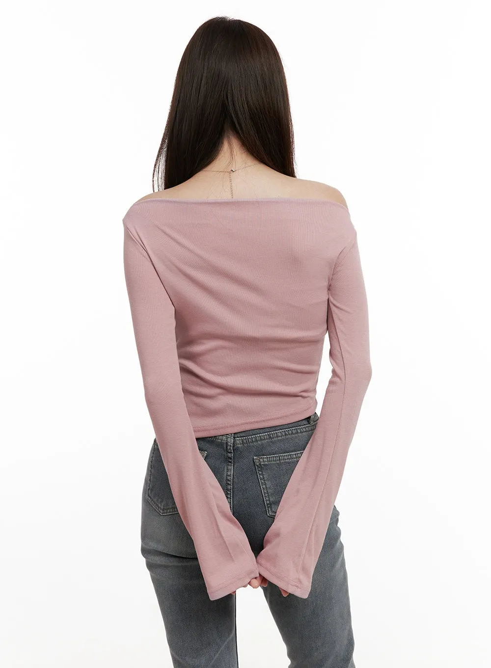 Elegant One-Shoulder Top ON422