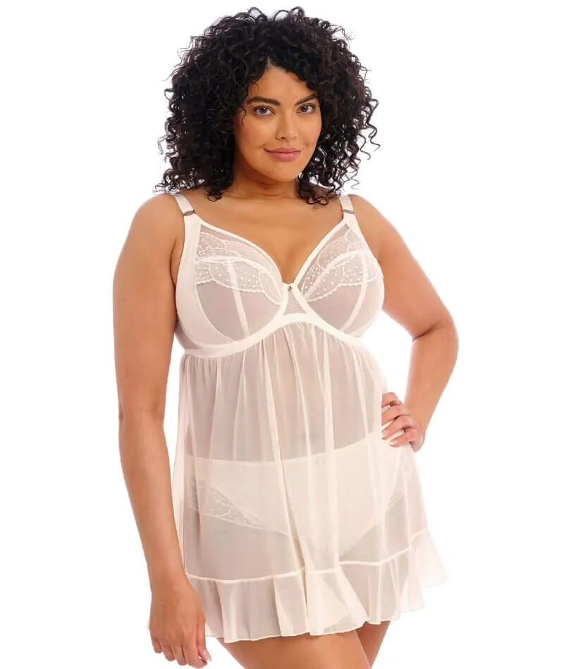 Elomi Priya Underwired Babydoll - Vanilla