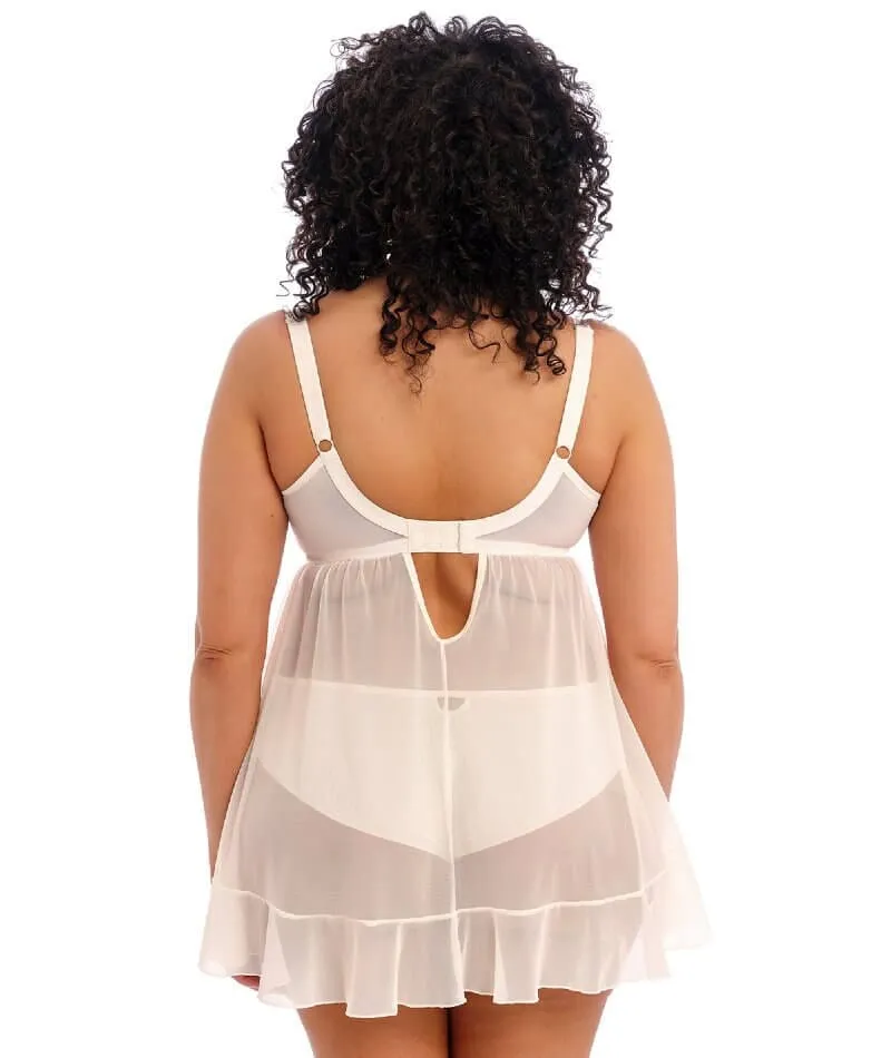 Elomi Priya Underwired Babydoll - Vanilla