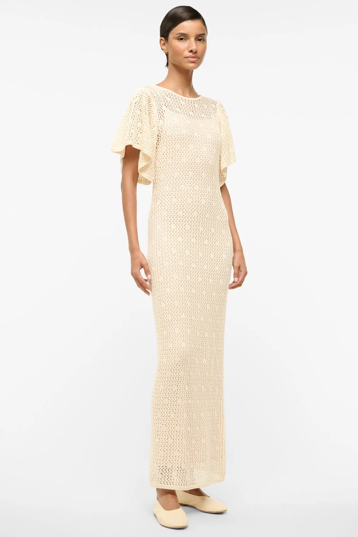 Isla Dress Ecru