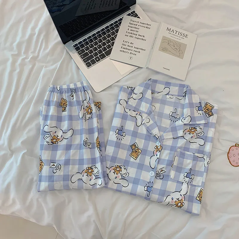 Kawaii Sweet Cinnamoroll Pajamas Suit