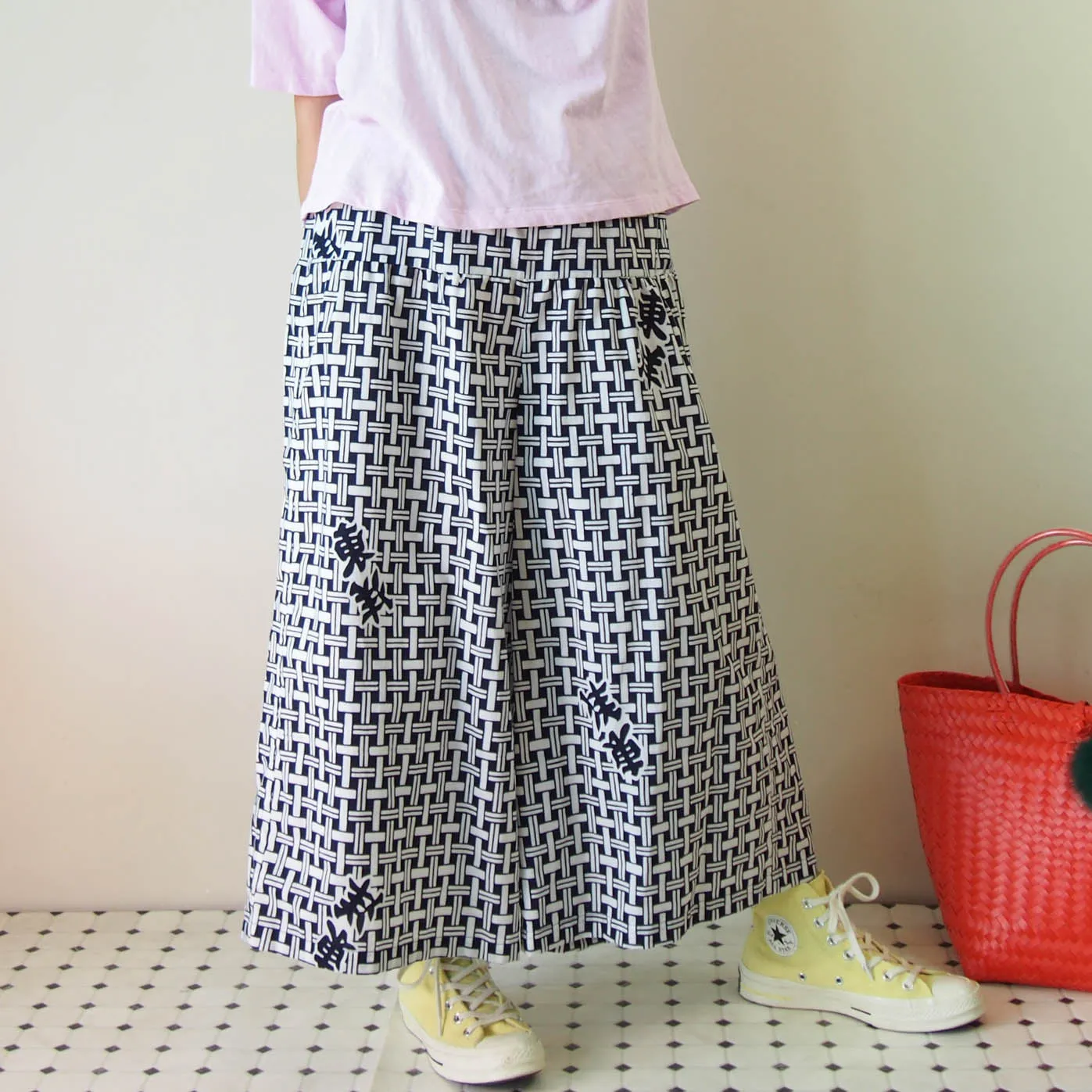 <RS19P11-001>  OKINAWA Gaucho Pants