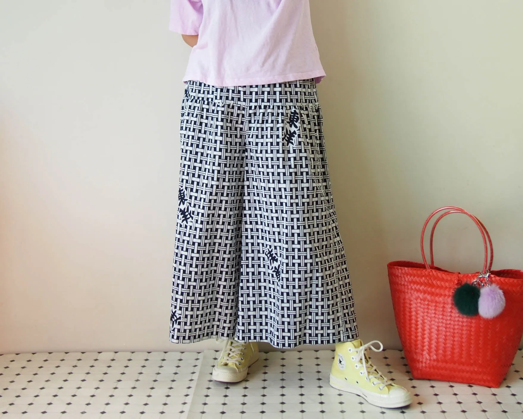 <RS19P11-001>  OKINAWA Gaucho Pants