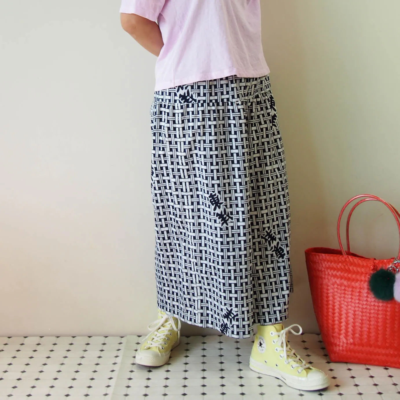 <RS19P11-001>  OKINAWA Gaucho Pants