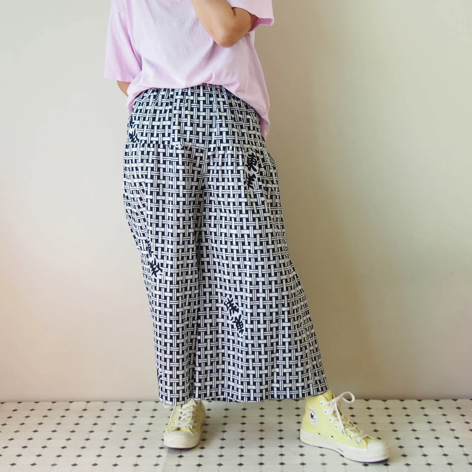 <RS19P11-001>  OKINAWA Gaucho Pants