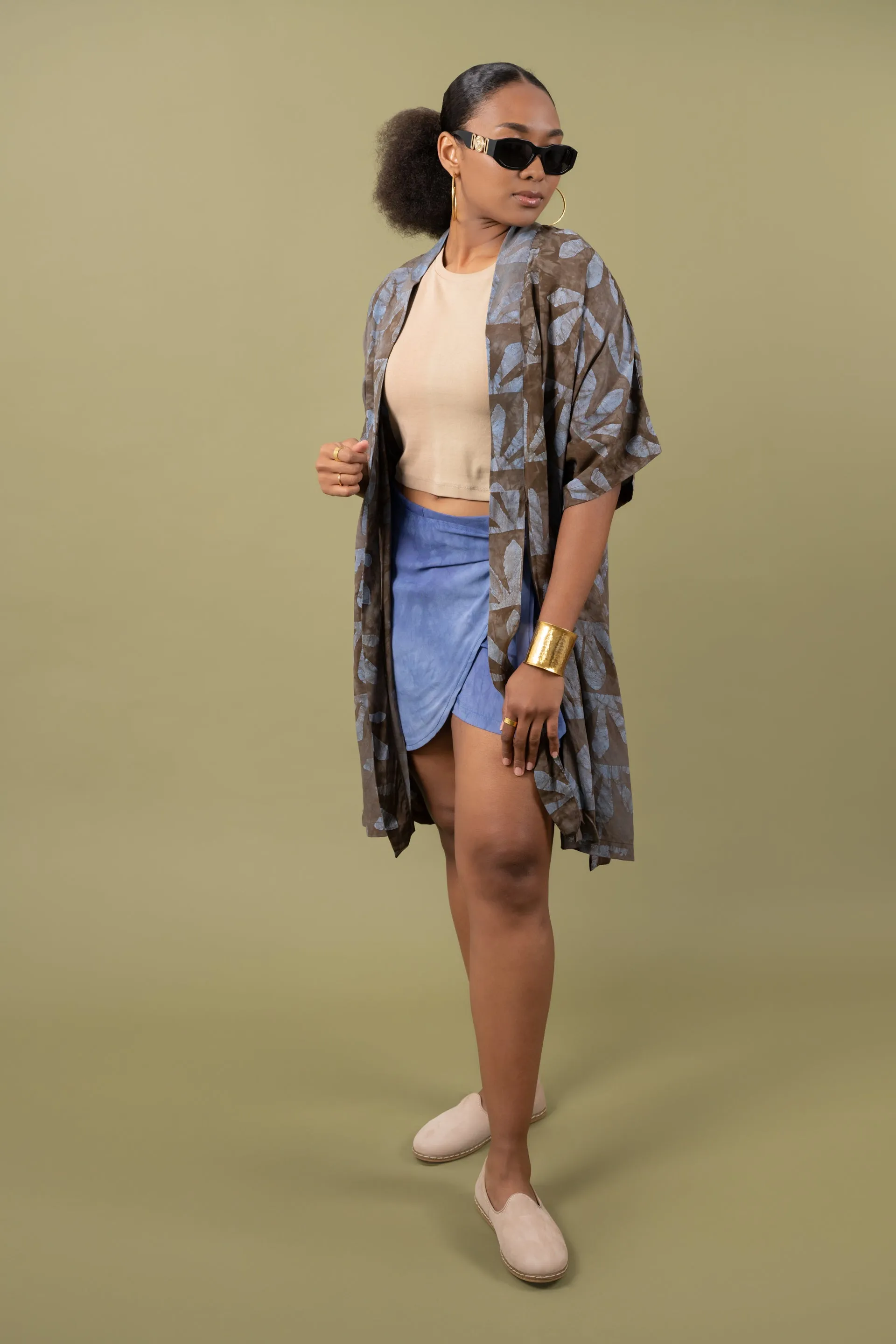 Mini Skort - Wedgewood Blue