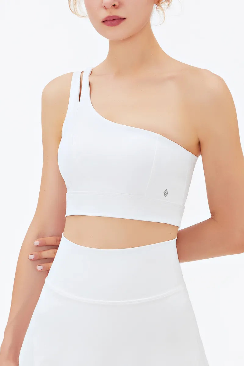 One Shoulder Sports Bra