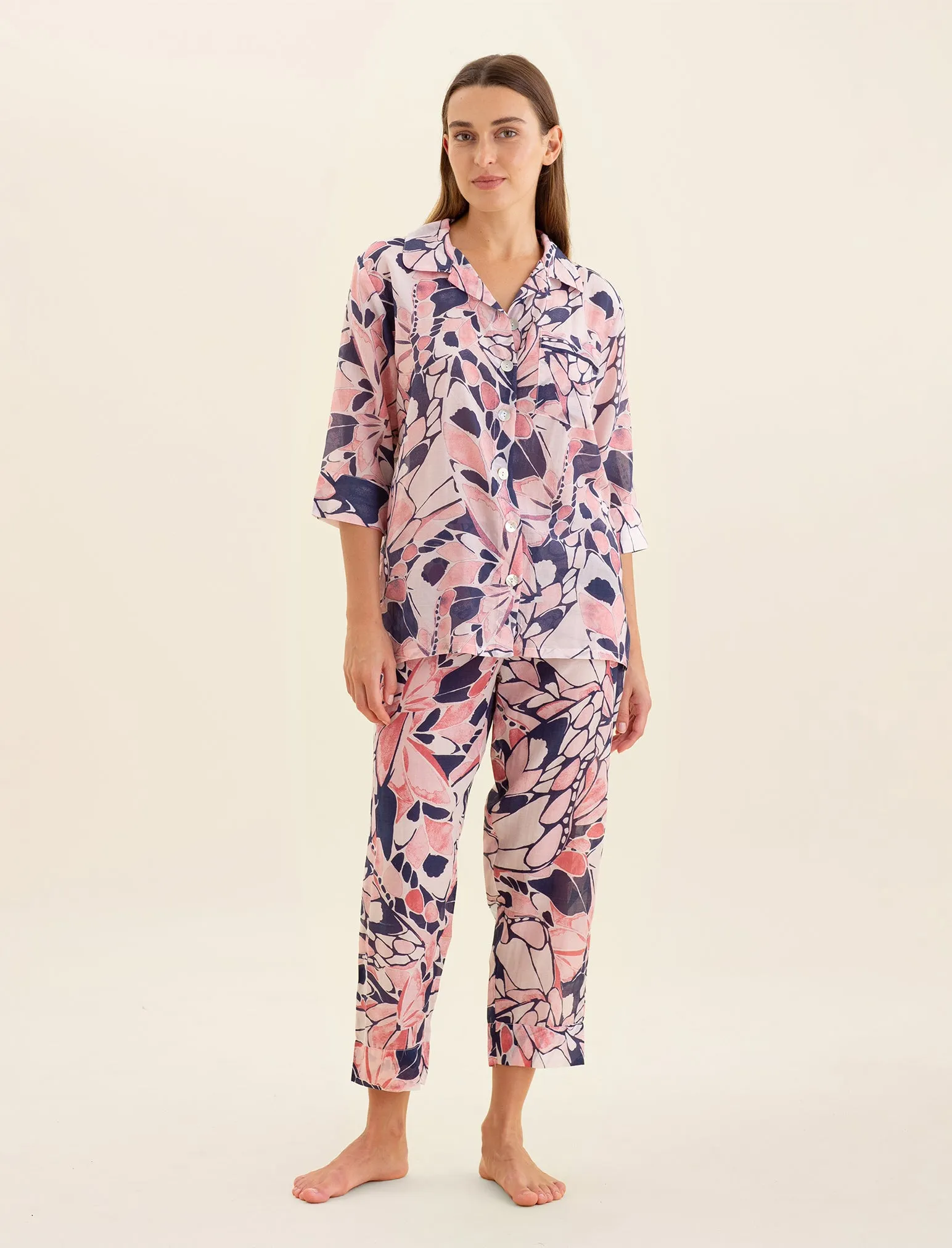 Papillon Crop PJ Set