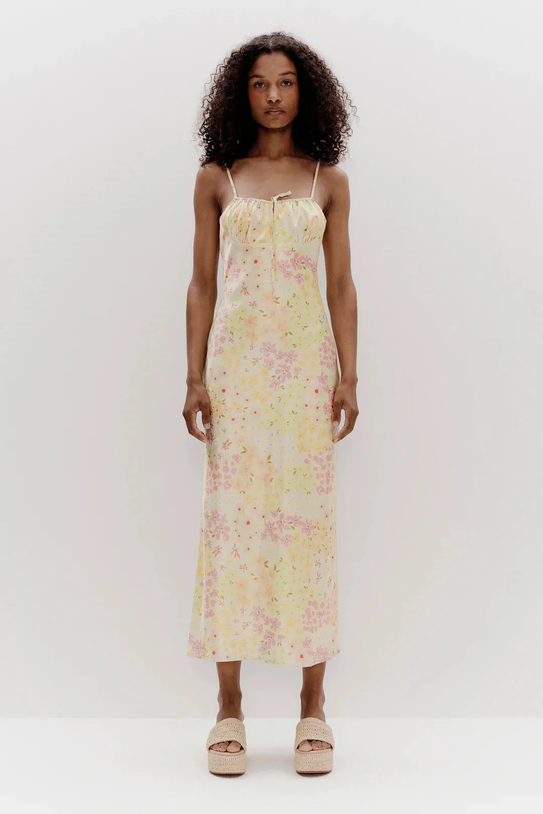 PENELOPE SLIP DRESS | GARDEN PARTY