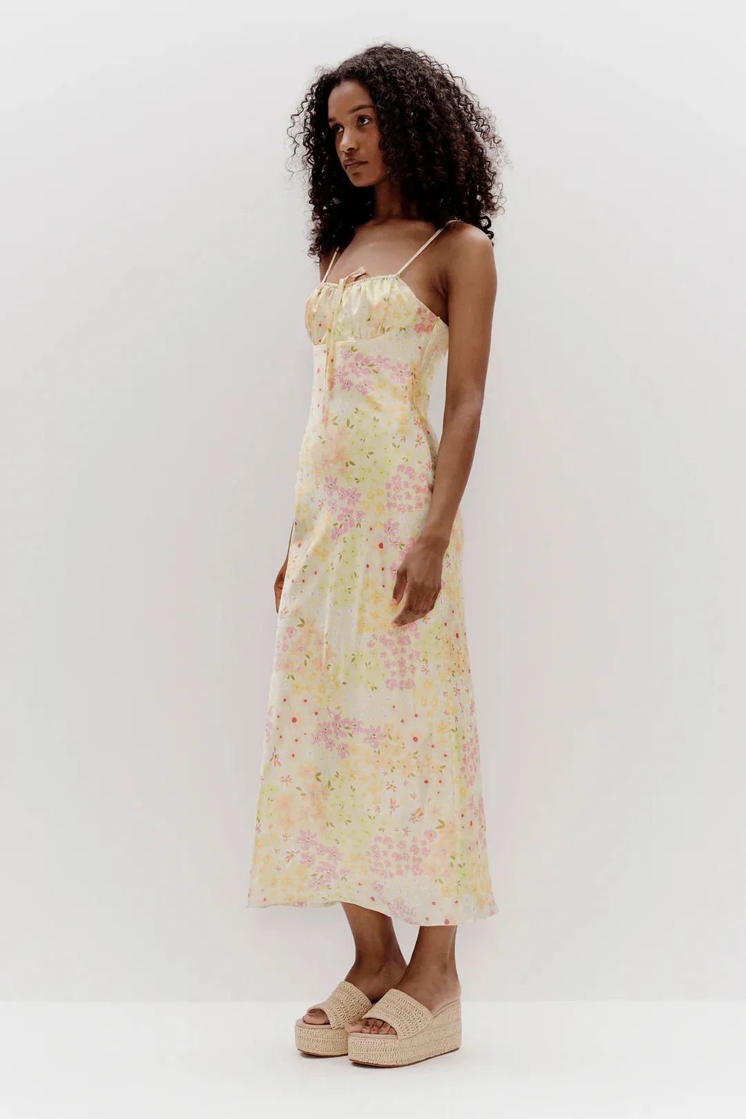 PENELOPE SLIP DRESS | GARDEN PARTY