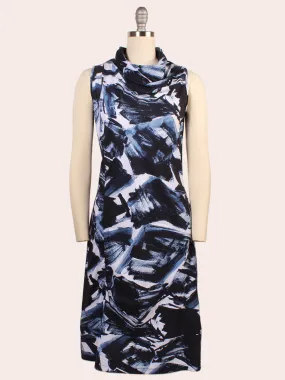 Porto Indira Ruched Dress in Shadow Shodo