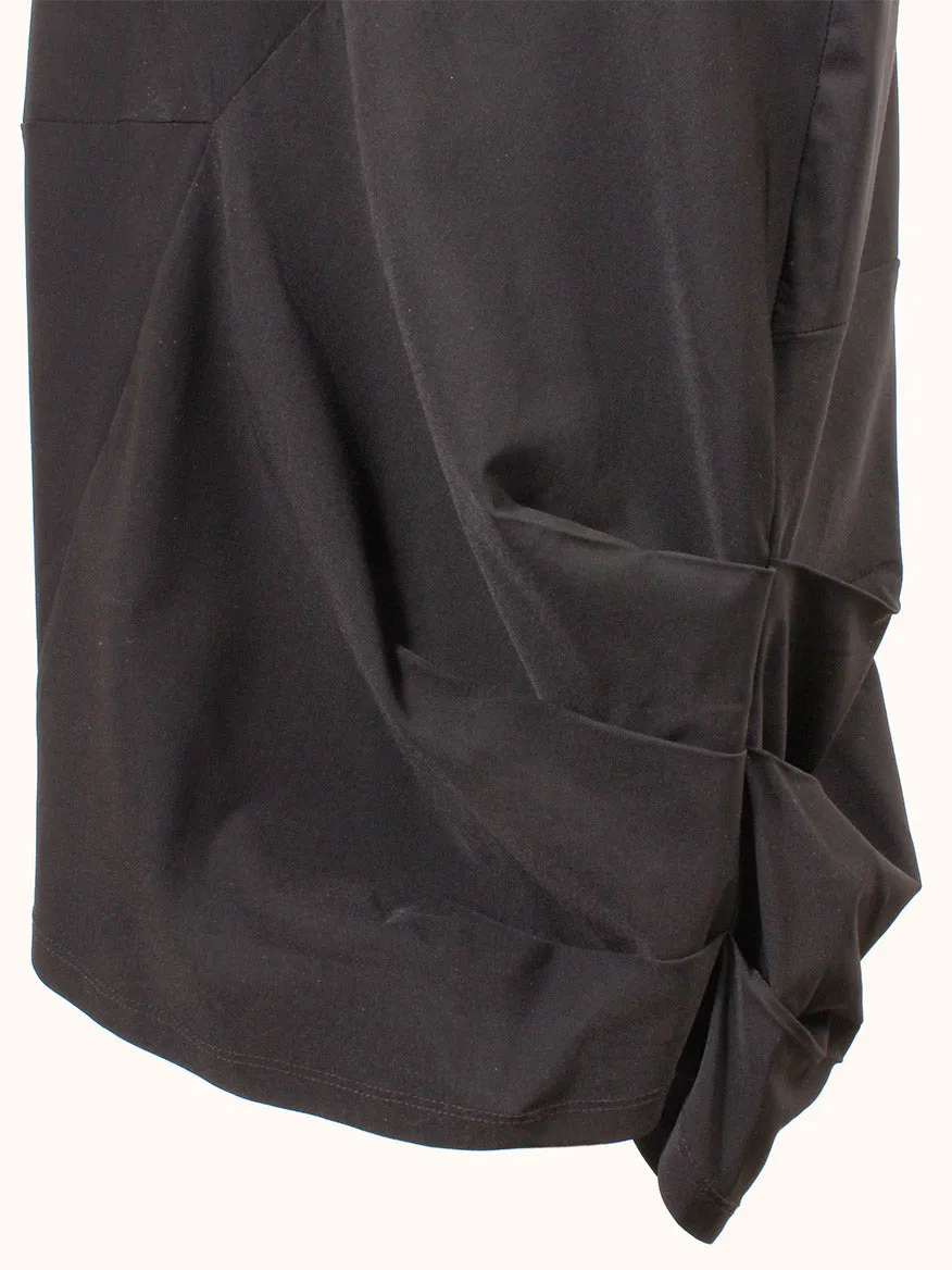 Porto Nomi Sleeveless Dress in Black