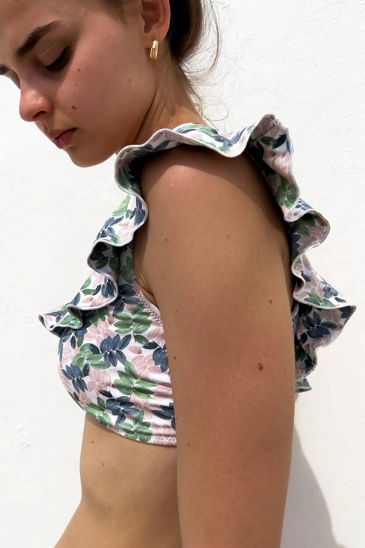 "Goldie" One Shoulder Bikini