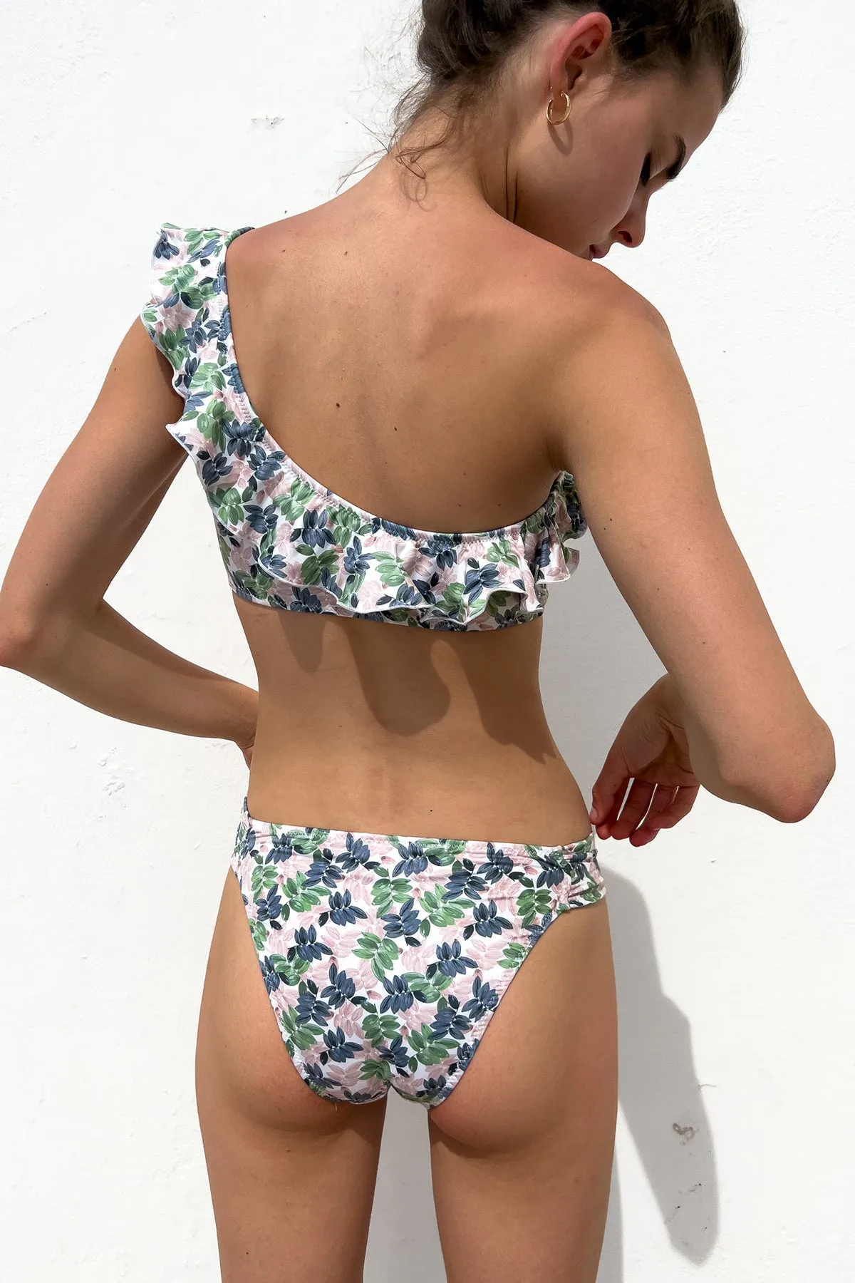 "Goldie" One Shoulder Bikini