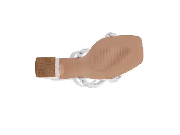 The Rag Company Arnie Braided Block Heeled Slider Sandal