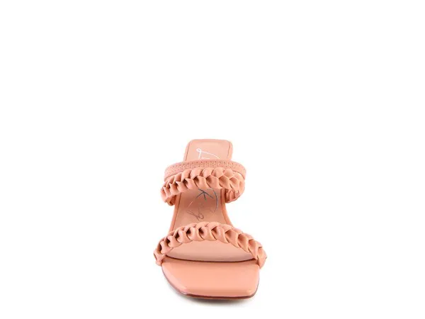 The Rag Company Arnie Braided Block Heeled Slider Sandal