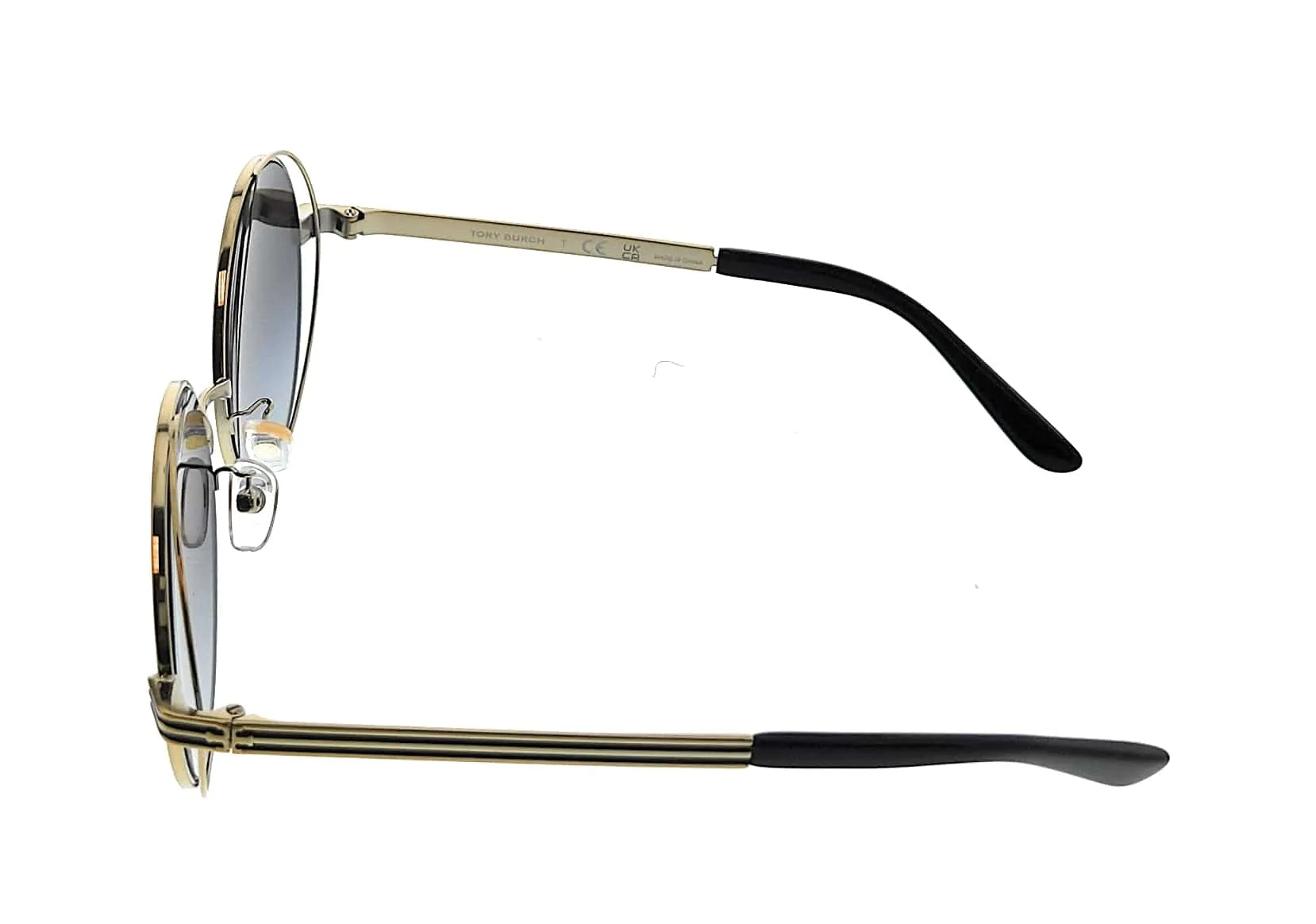 Tory Burch 0TY6085 32788G Shiny Gold Round Sunglasses