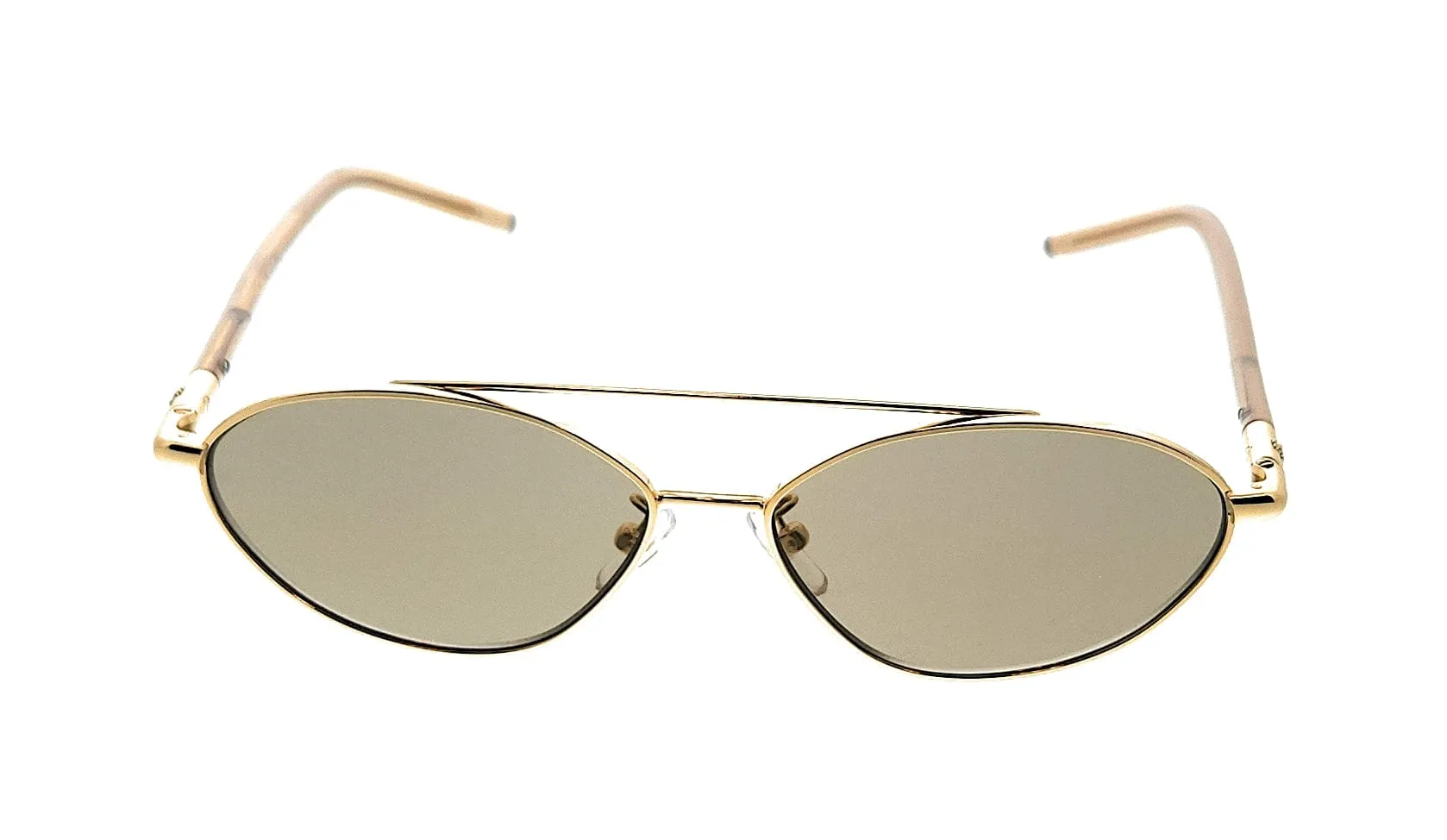 Tory Burch 0TY6088 33094E Shiny Gold Oval Sunglasses