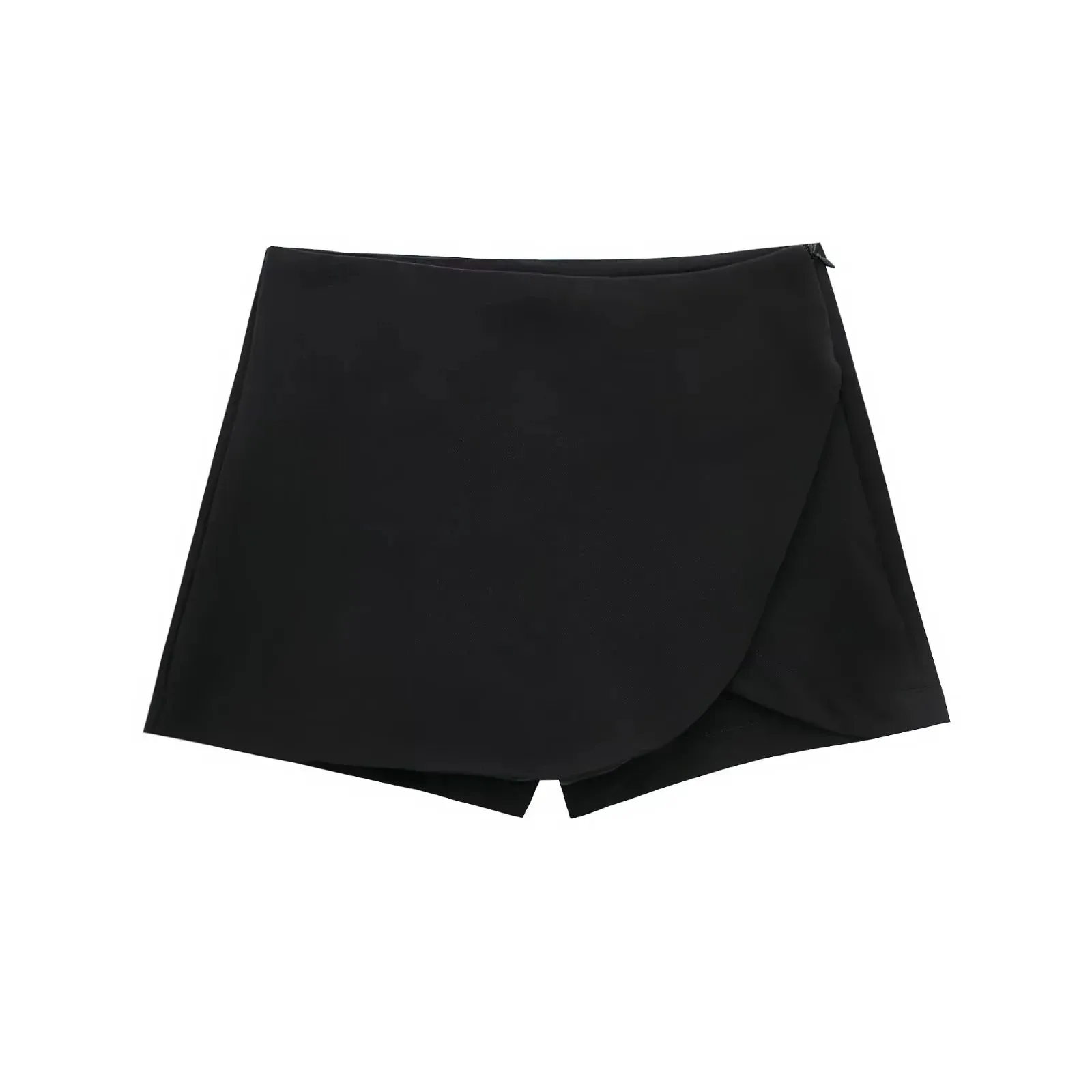 TRAF Women's Skort High Waist Brown Skirt Pants Pink Black Mini Skirt Shorts