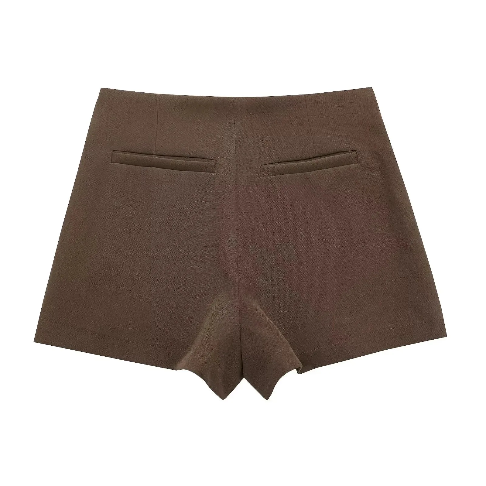 TRAF Women's Skort High Waist Brown Skirt Pants Pink Black Mini Skirt Shorts