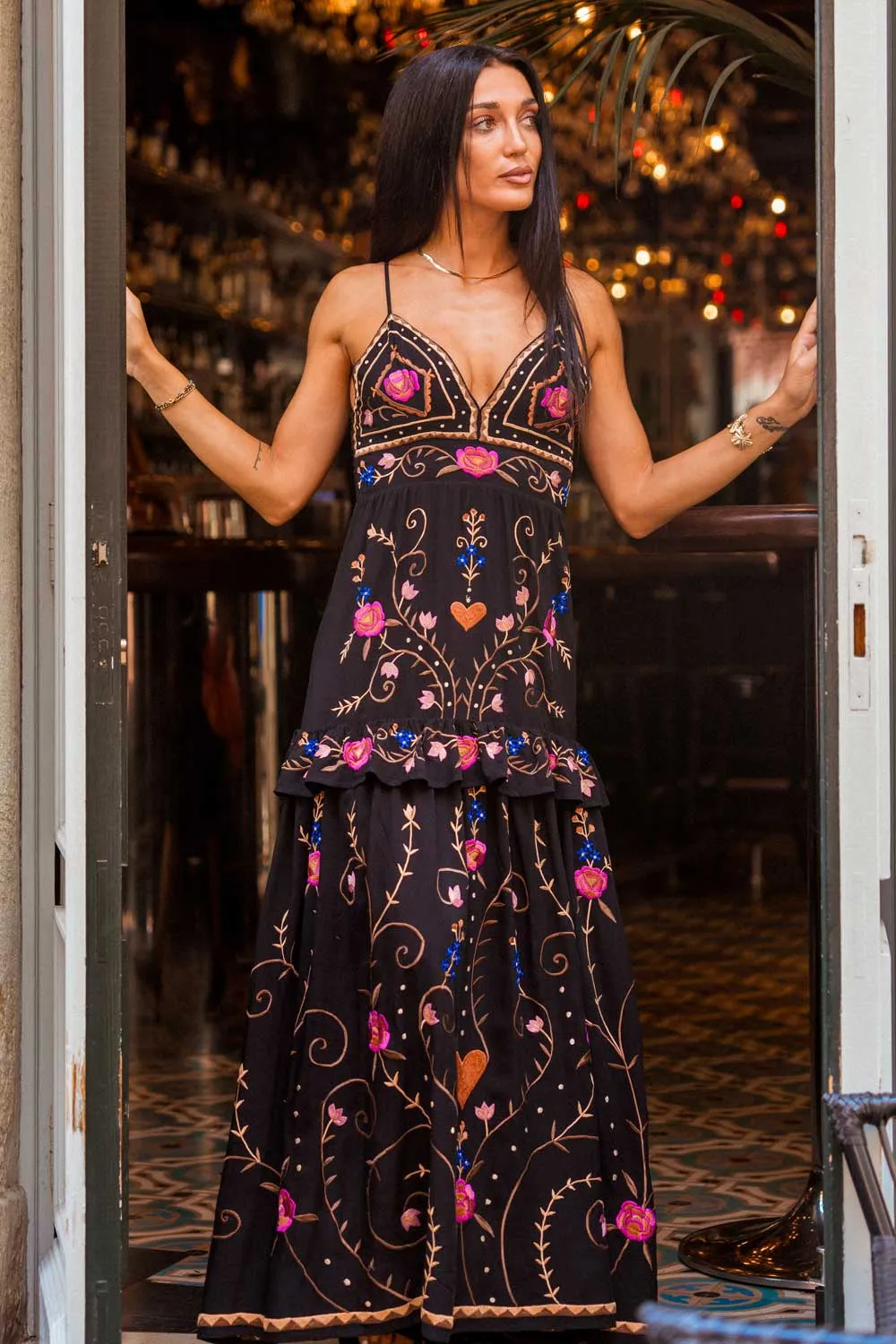 Zaimara Valletta Maxi Slip Dress